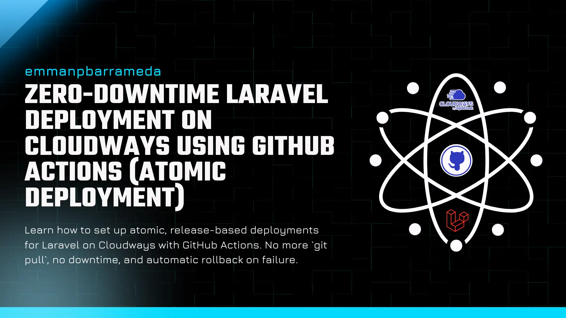 Zero-Downtime Laravel Deployment on Cloudways Using GitHub Actions (Atomic Deployment)